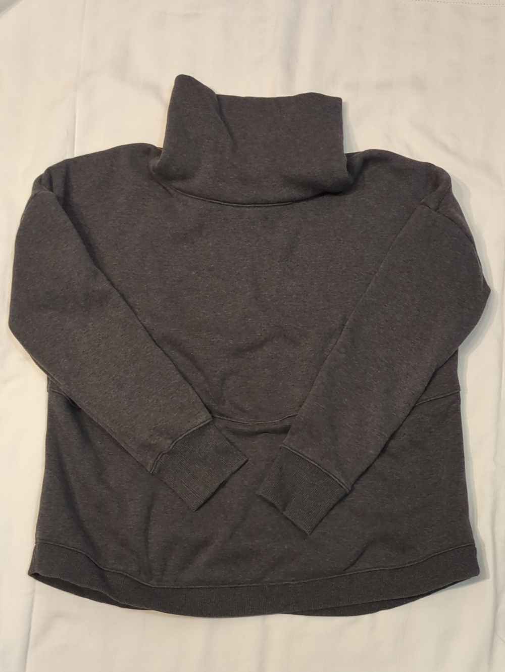 Athleta Cozy Karma Charcoal Turtleneck Sweater